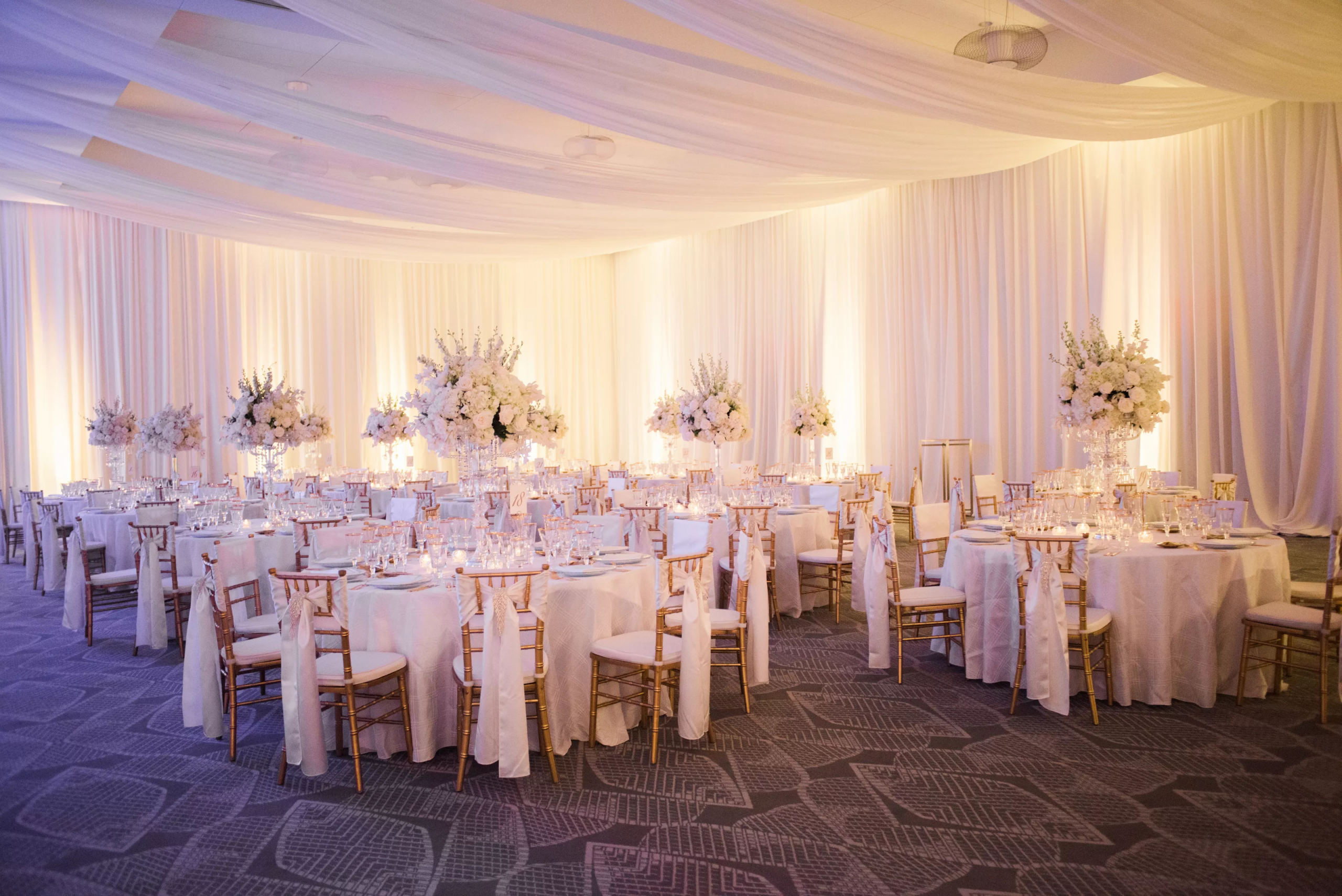 Indoor venue uplighting